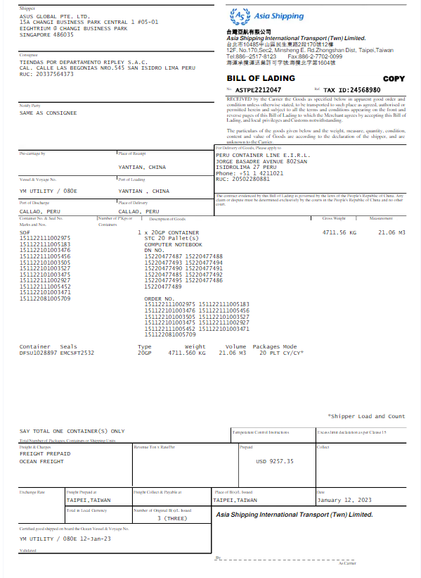  Minol USA business utility bill 